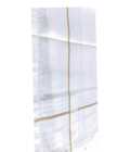 Womy Premium Pure White Cotton 2000 WB  | Luxurious Satin Border Handkerchief - Pack of 12 - Image 7