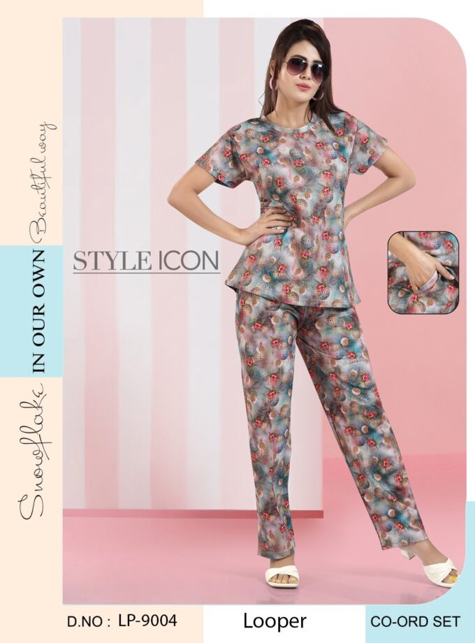 Womy Looper Co Ord Set 9004