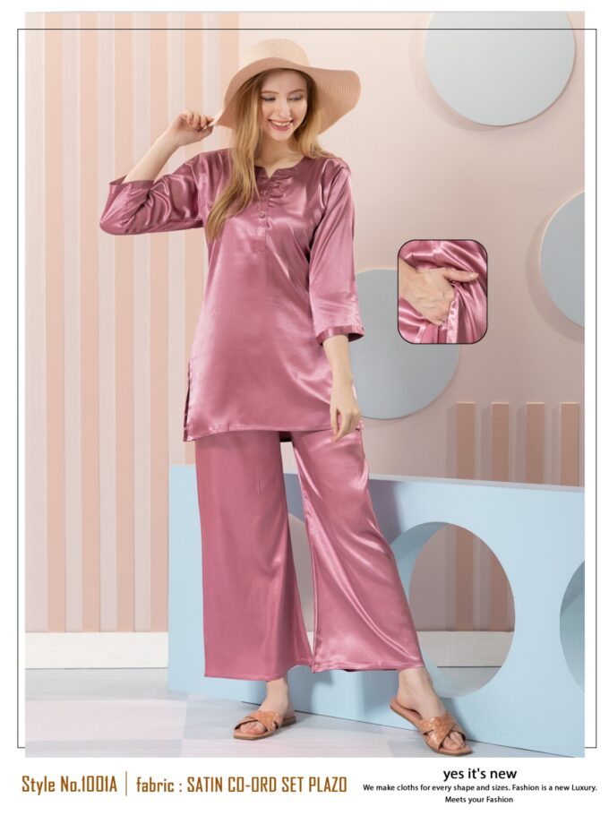 Womy Satin Night Suit 1001-A