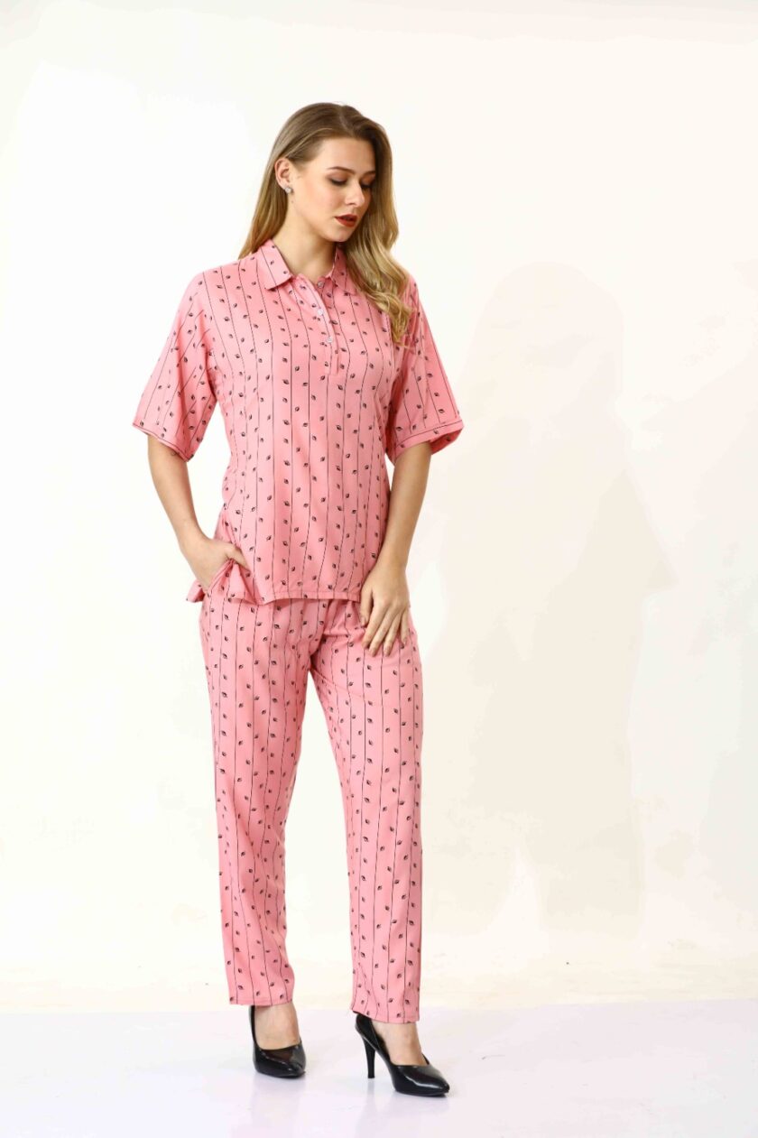 Womy Rayon Co-Ord Set 5059 | Premium Lounge Wear | Soft & Luxury Sleepwear - Image 6