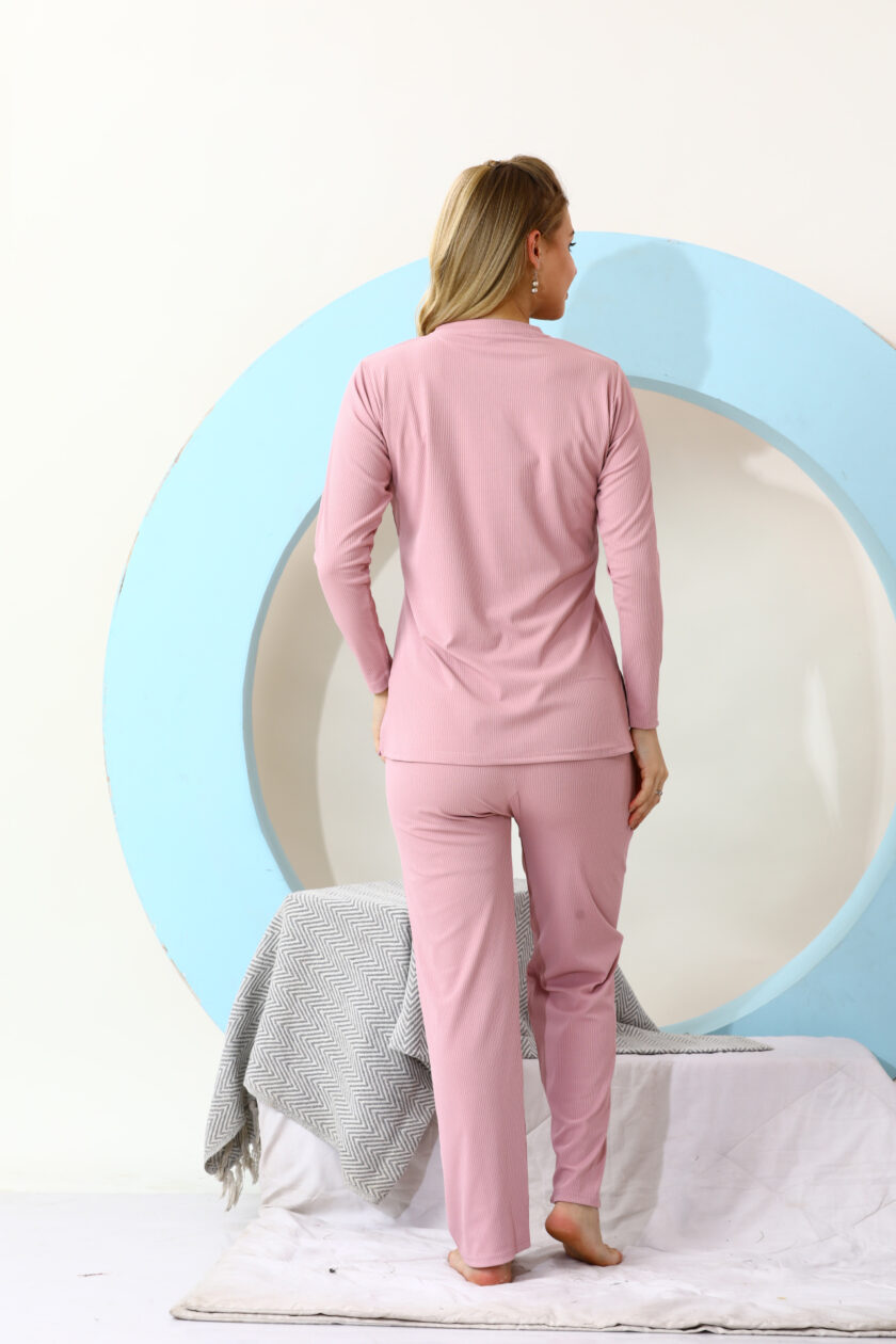 Womy Lycra Rib Night Suit 4002