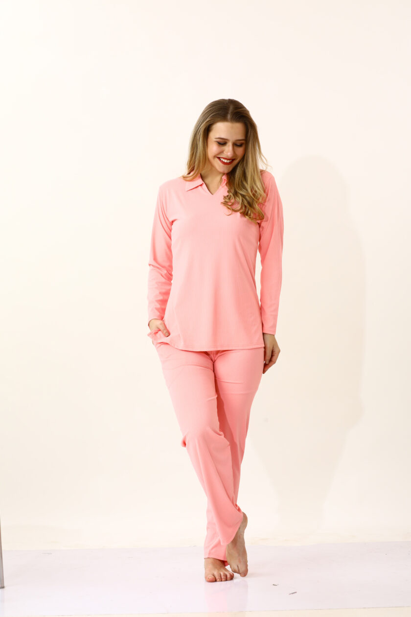 Womy Lycra Rib Nightsuit 4008