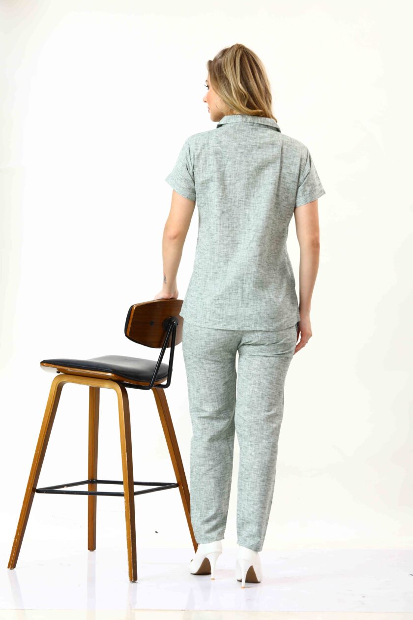 Womy Khadi Linen Co-Ord Set 7711
