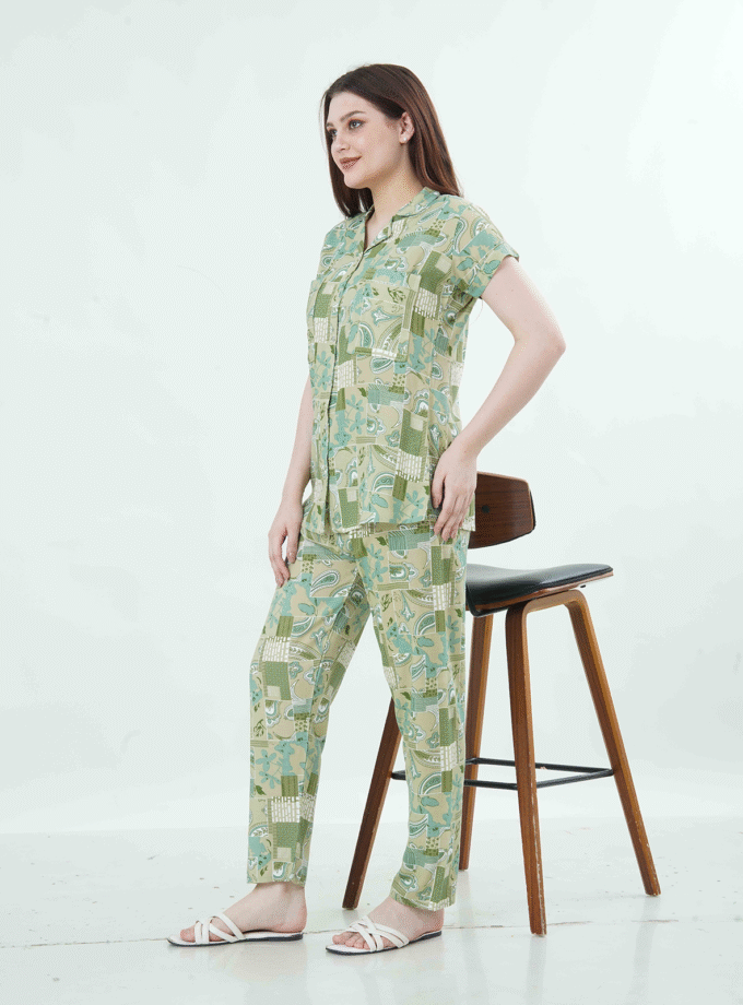 Womy Braless Loungewear Set – Mossy Mornings Edition