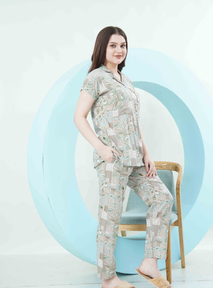 Womy Braless Loungewear Set – Mossy Mornings Edition