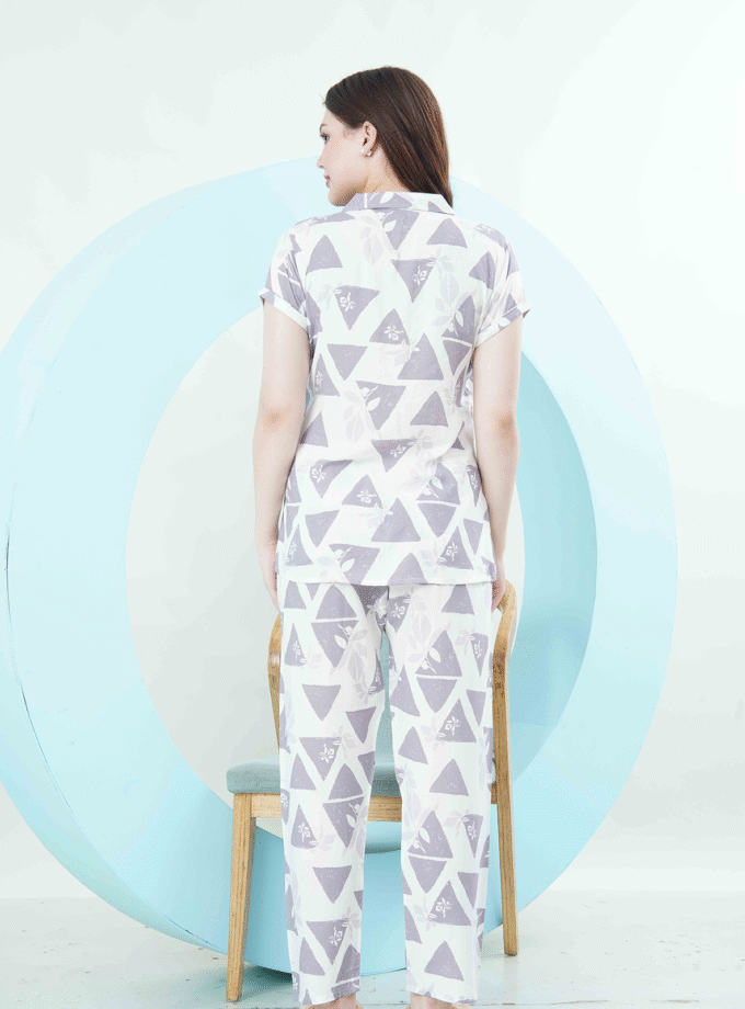 Womy Braless Loungewear Set – Lavender Fog Edition