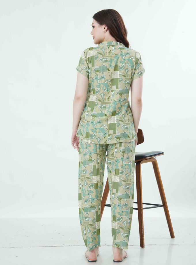 Womy Braless Loungewear Set – Mossy Mornings Edition