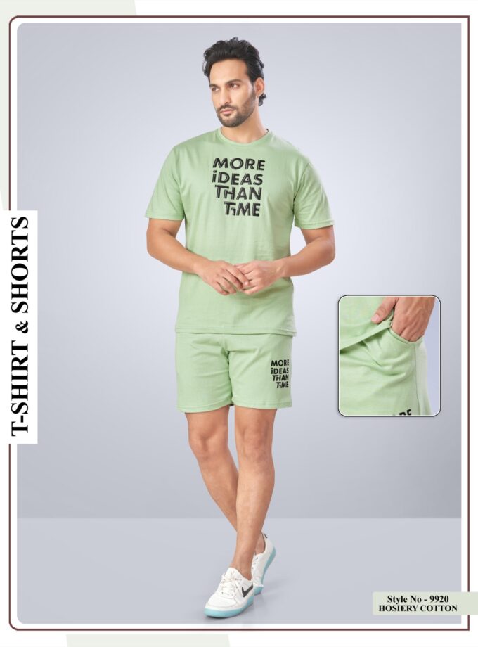 Womy Premium Lounge Shorts for Men – Nightwear Redefined - Green