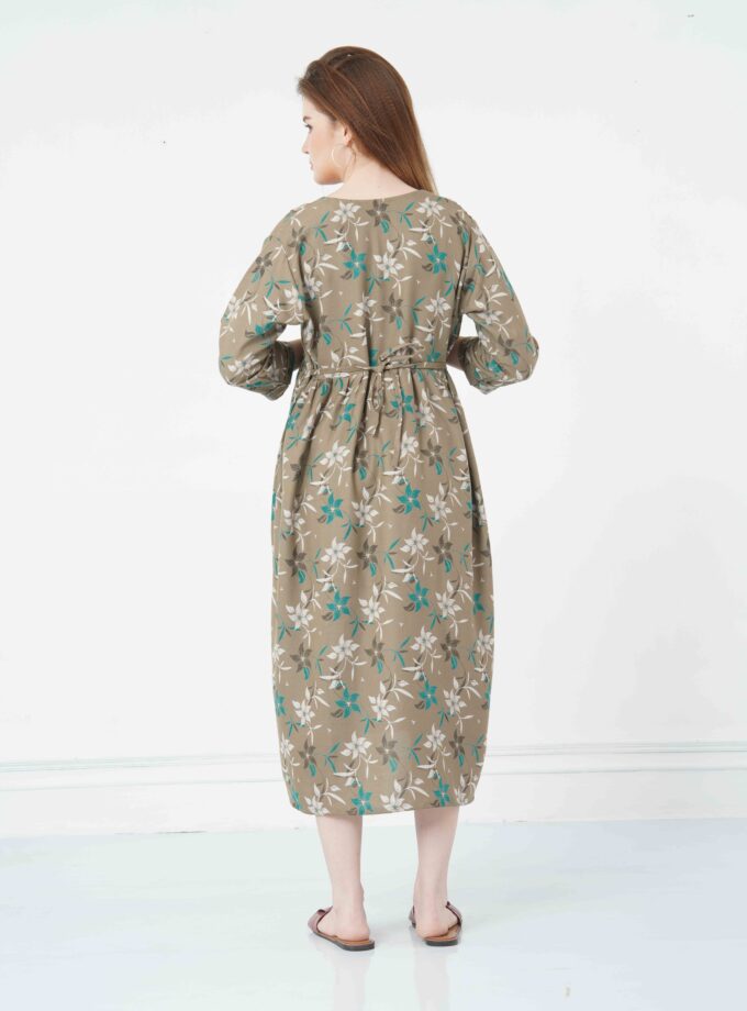 Womy Maternity & Nursing Gown | Comfortable & Feeding-Friendly (L – 2XL)