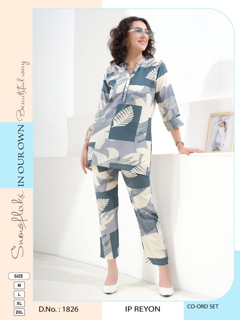 Womy Premium Rayon Co-ord Set | Style Meets Comfort| Sizes M-2XL | 1826