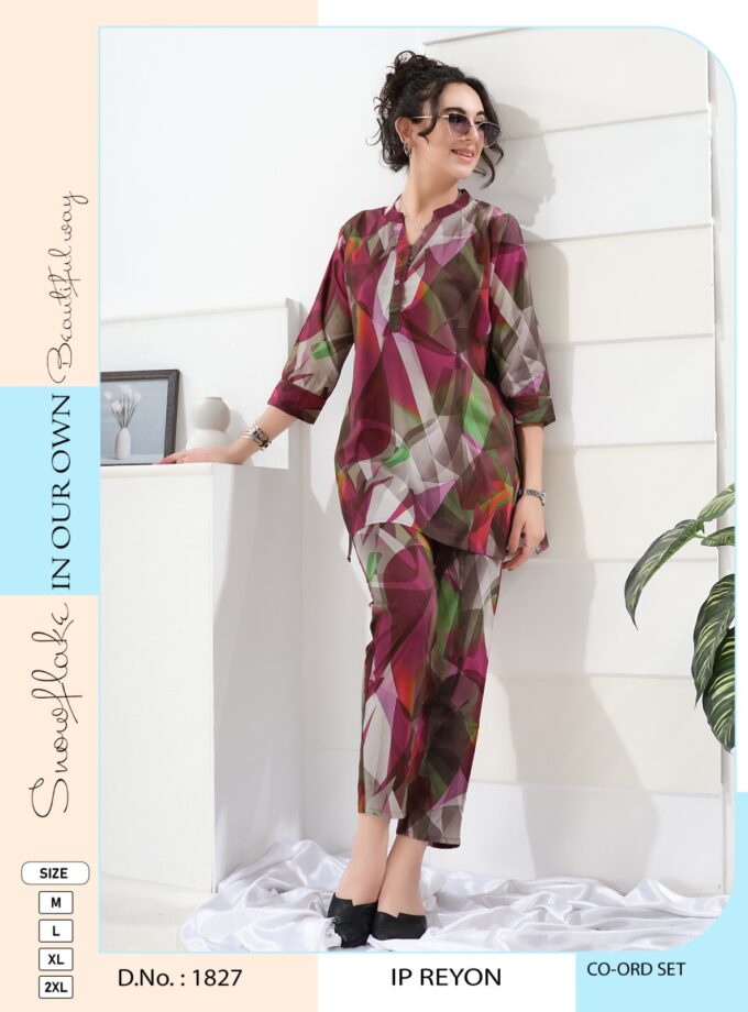 Womy Premium Rayon Co-ord Set | Effortless Chic & All-Day Comfort | Available in M–2XL |1827