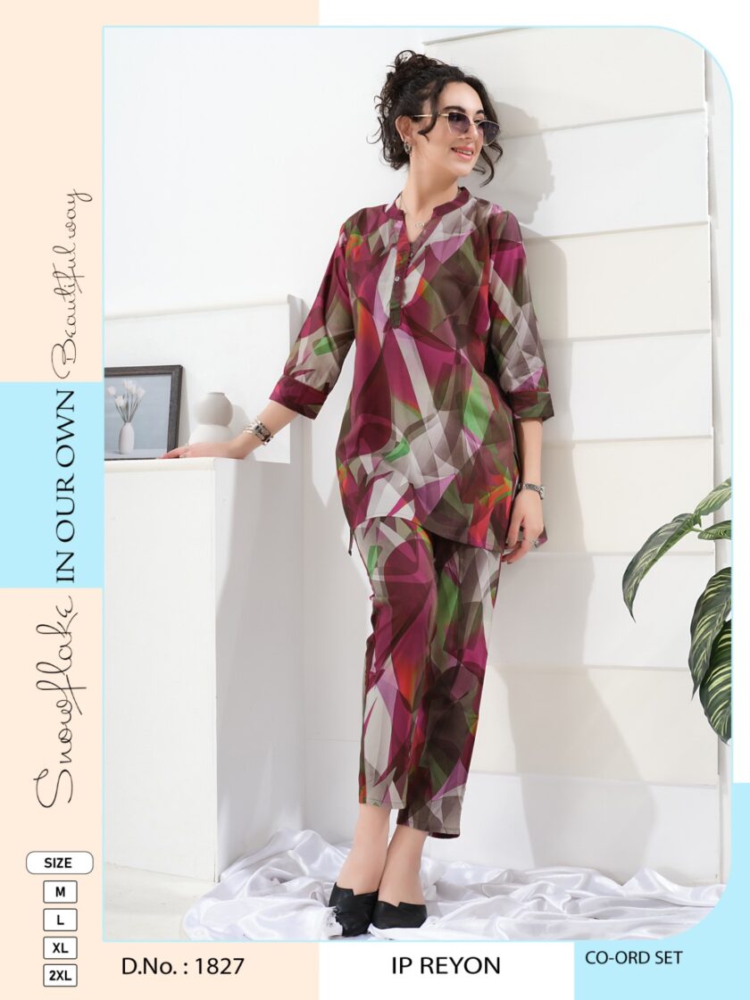 Womy Premium Rayon Co-ord Set | Effortless Chic & All-Day Comfort | Available in M–2XL |1827
