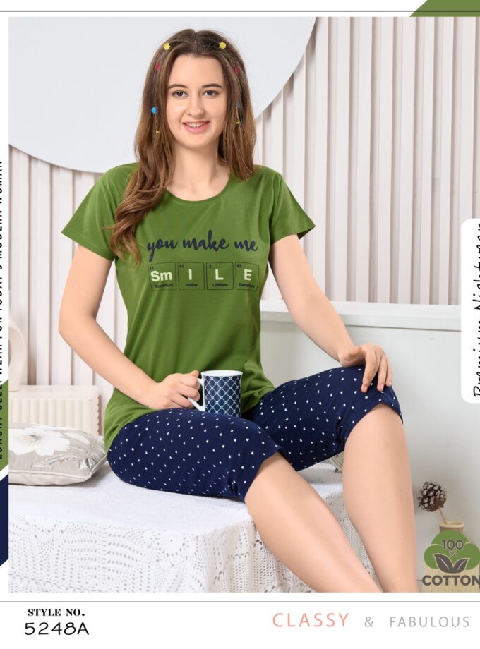 Womy Hosiery T-Shirt / Kaperi | Soft, Stylish & Everyday Comfort | Sizes M–2XL | 5248 A