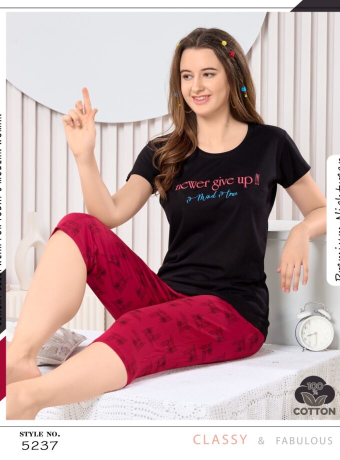 Womy Hosiery T-Shirt / Kaperi | Soft, Stylish & Everyday Comfort | Sizes M–2XL | 5237