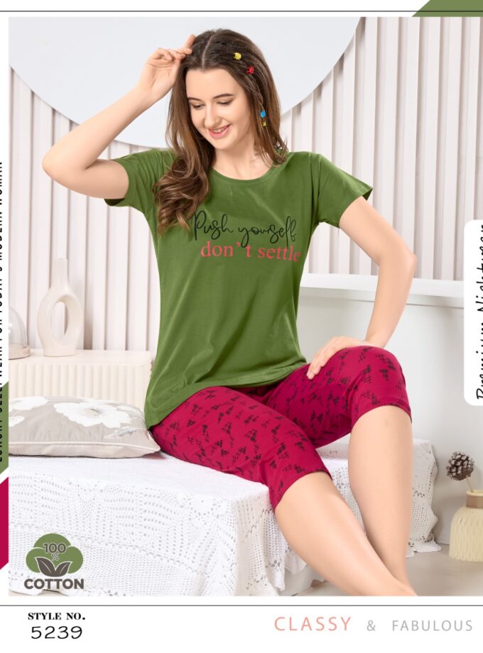 Womy Hosiery T-Shirt / Kaperi | Soft, Stylish & Everyday Comfort | Sizes M–2XL | 5239