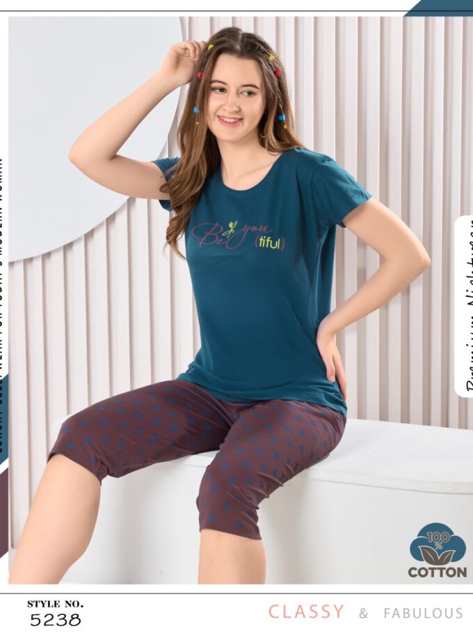 Womy Hosiery T-Shirt / Kaperi | Soft, Stylish & Everyday Comfort | Sizes M–2XL | 5238