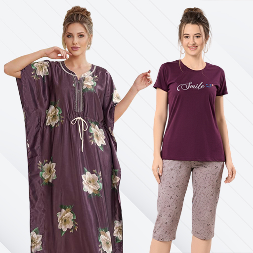 Designer-Kaftan-And-Nightsuit