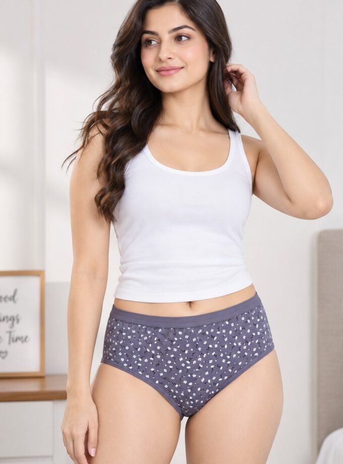 Womy Premium Cotton Panties for Women – Soft Cotton, Comfortable Fit & Plain Colors